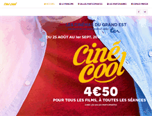 Tablet Screenshot of cine-cool.com